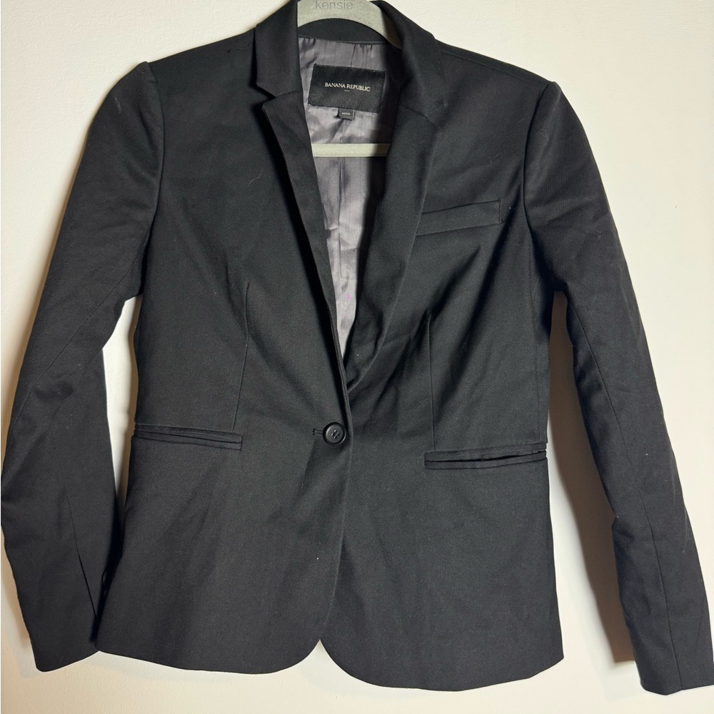 Banana Republic Black Blazer Size PS